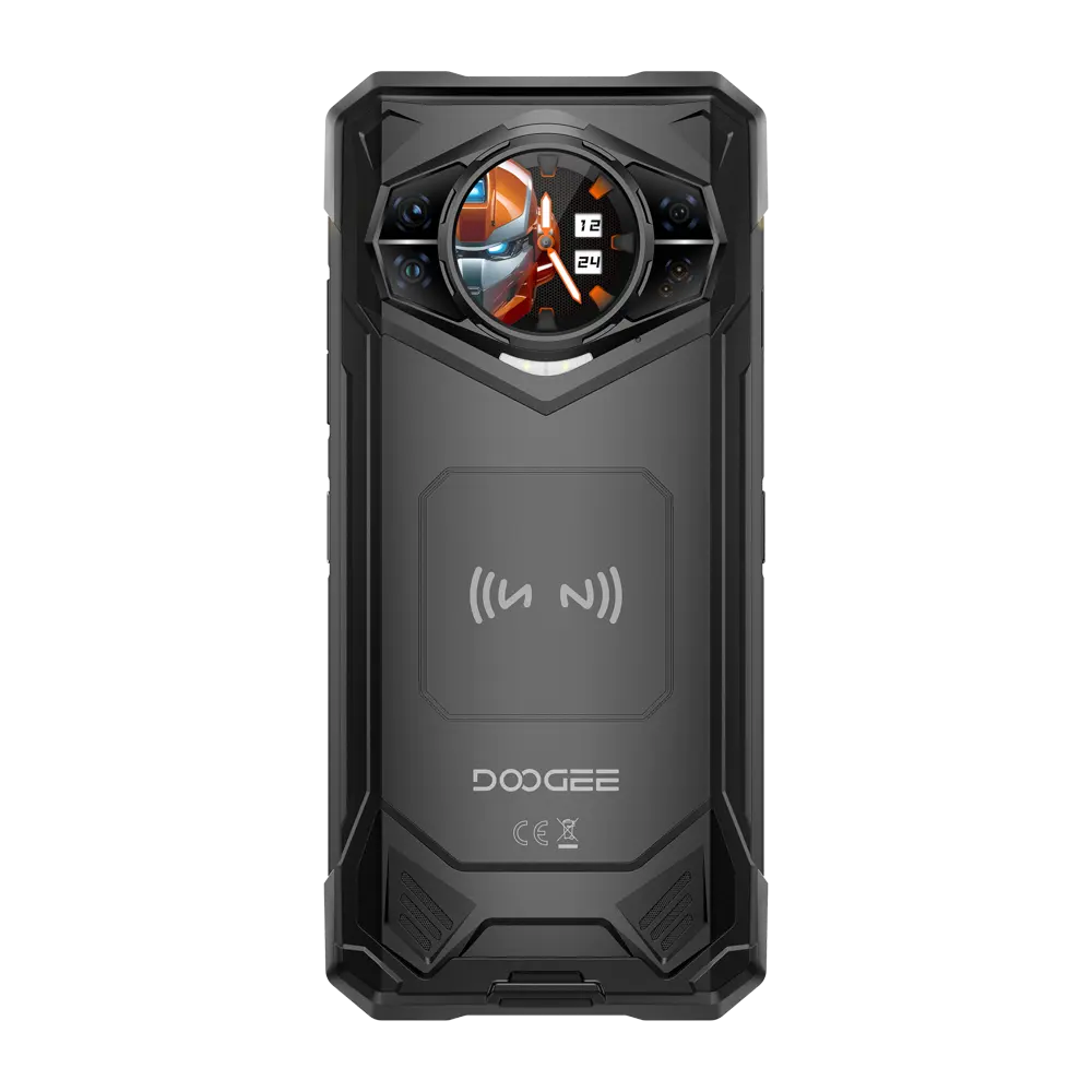 S200X 5G telemóvel robusto com auscultadores, Android 16, ecrã traseiro de 1,32" (12GB + 512GB)