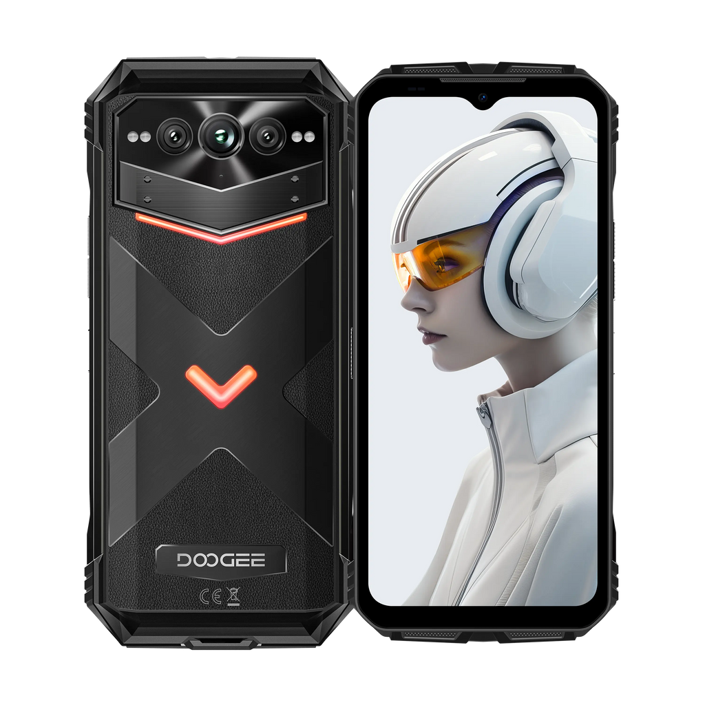 DOOGEE V Max Plus 512GB, memória de grande capacidade, bateria de 22 000 mAh, Android 14, telemóvel robusto