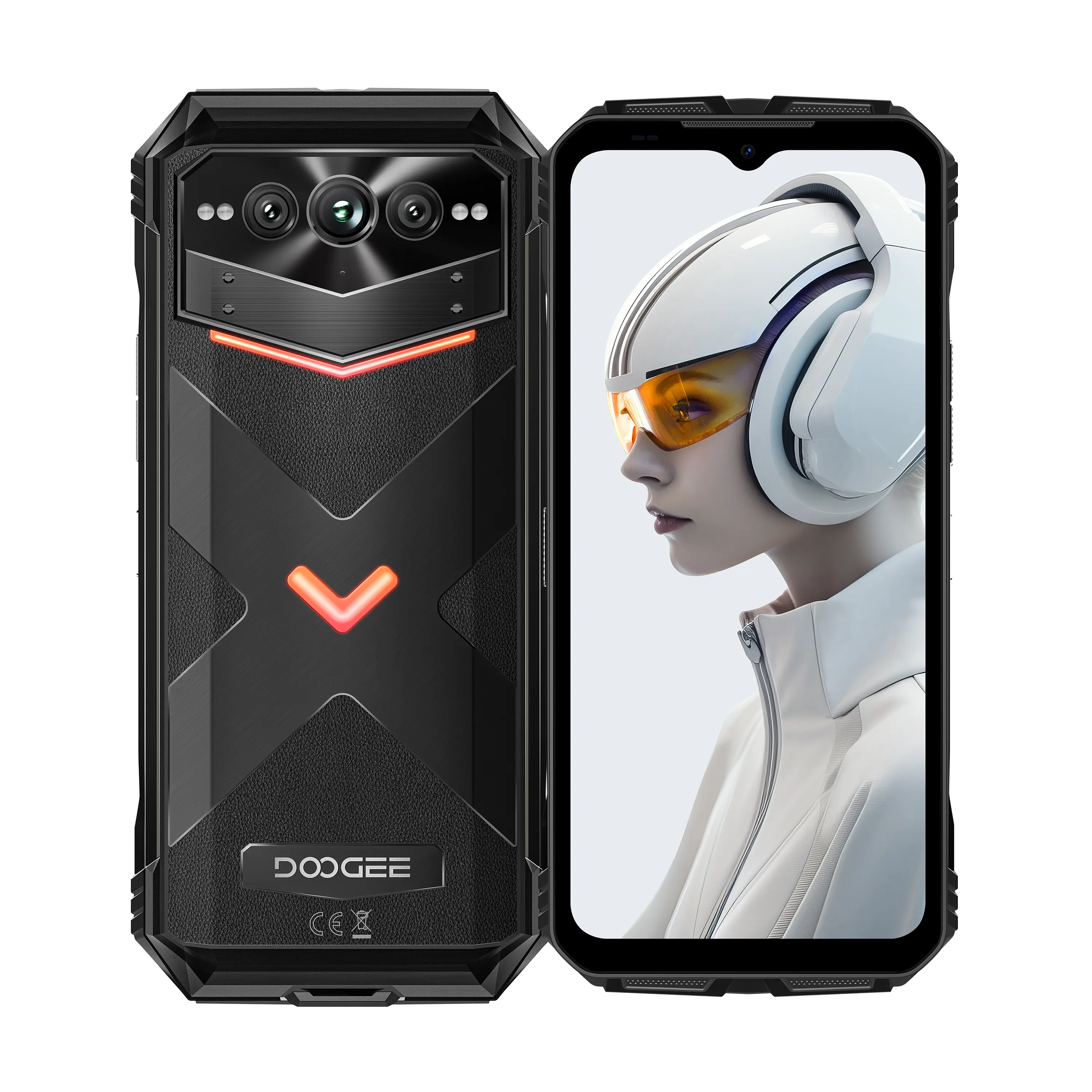 DOOGEE V Max Plus 512GB, memória de grande capacidade, bateria de 22 000 mAh, Android 14, telemóvel robusto
