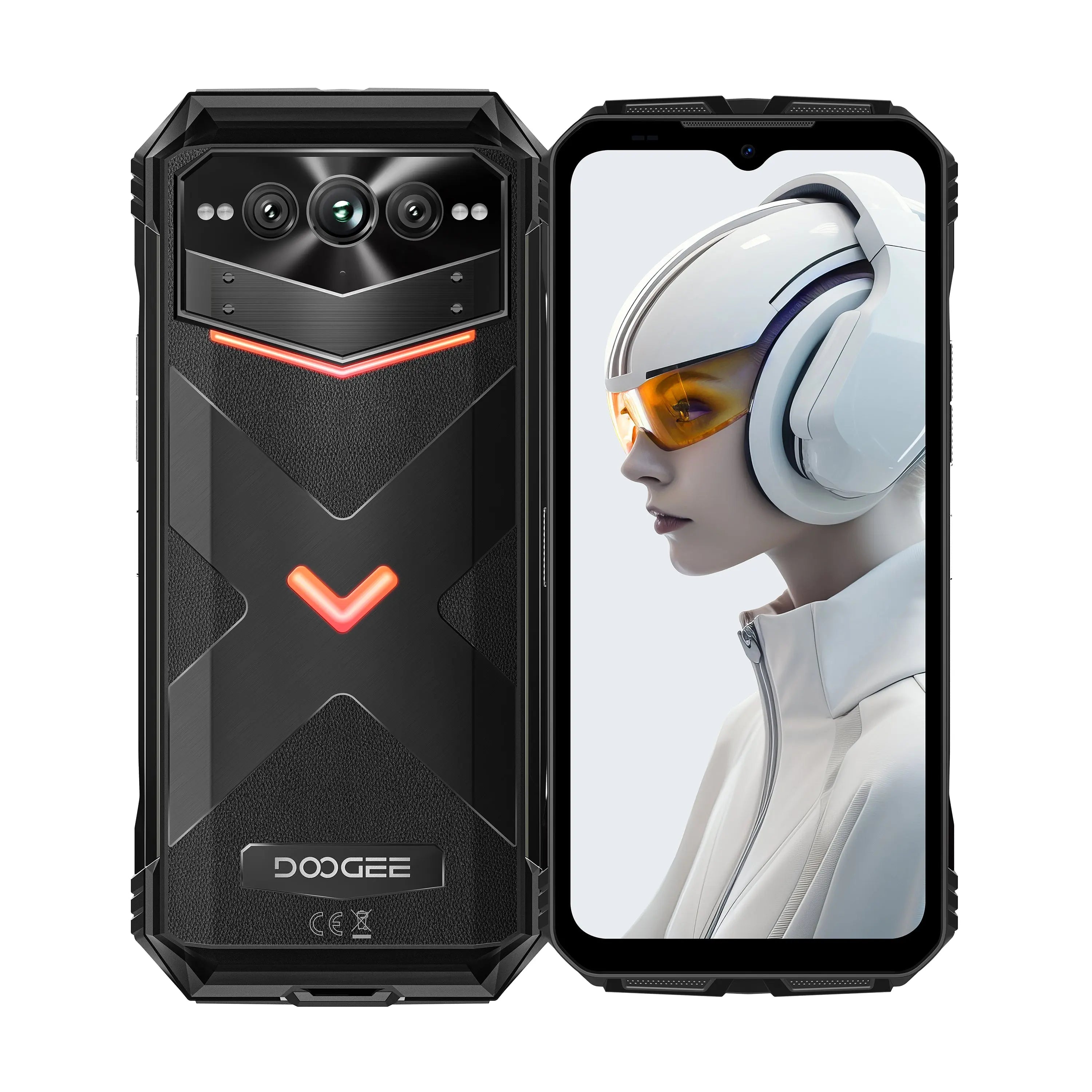 DOOGEE V Max Plus 512GB, memória de grande capacidade, bateria de 22 000 mAh, Android 14, telemóvel robusto
