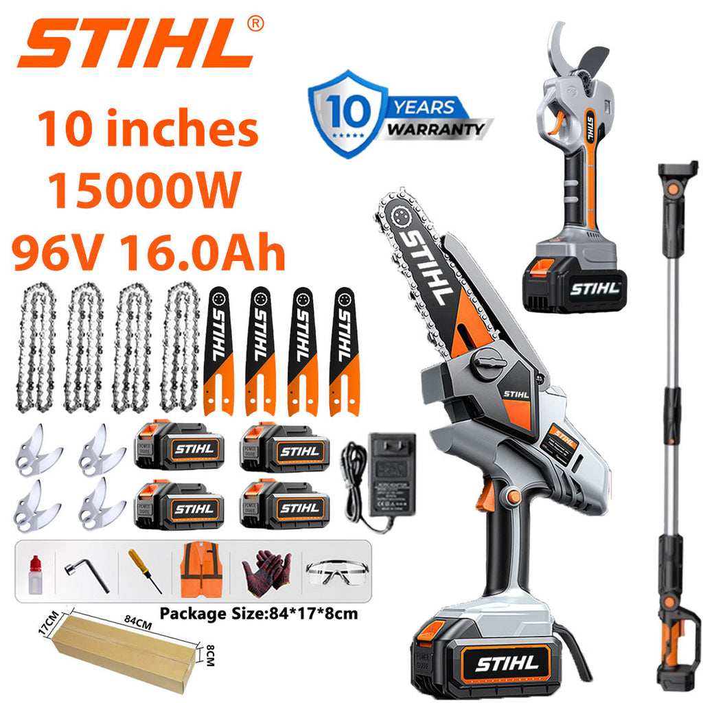Motosierra sin escobillas STIHL de 15000 W con mango largo